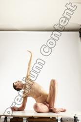 Nude Man White Sitting poses - simple Athletic Short Brown Sitting poses - ALL Multi angles poses Realistic